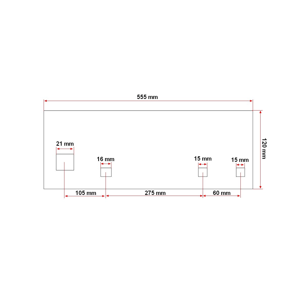 Plaz lung B fara cioc 10mm grosime